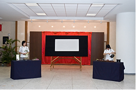 人文飄香：茶道、花道，以及田一成老師的現場書法揮毫