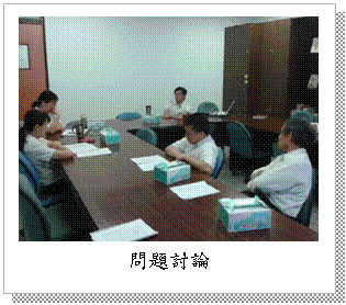 文字方塊: 問題討論